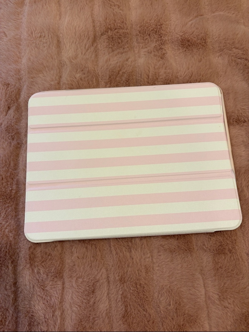 Pink and White Striped Cover Case for iPad Pro 11 inch